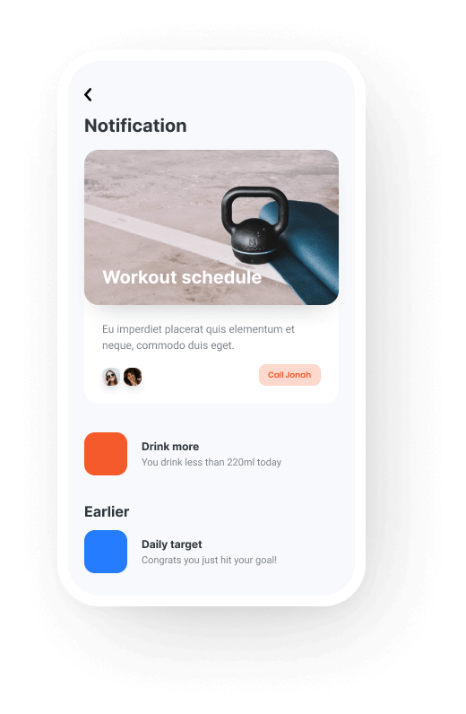 tech startup smart notification feature mobile img